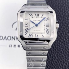 SA급 까르띠에 남성용 신형 산토스 드 까르띠 WSSA0029 