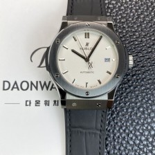 SA급 휴블렛 남성용 클래식 퓨전 542.NX.2611.LR 42mm 오토매틱 2892타입 화이트 다이얼 hub2140 xx