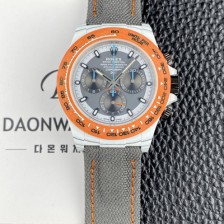 SA급 로렉스남성용 데이토나 DIW 포지드카본 커스텀 40미리 크로노그래프 오토매틱 Cal.4130 무브먼트 그레이 다이얼 rol5658 xx