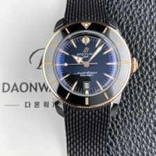 SA급 브라이틀링 남성용 슈퍼오션 해리티지 42mm 세라믹 베젤 오토매틱 B31타입 블랙 다이얼 bre6073 xx