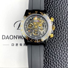 SA급 로렉스남성용 하이엔드 데이토나 세라믹 베젤 40mm 크로노그래프 오토매틱 Cal.4130 무브먼트 스켈레톤 다이얼 rol5663 xx