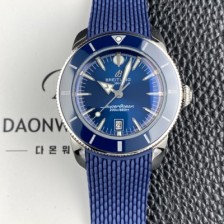 SA급 브라이틀링 남성용 슈퍼오션 해리티지 42mm 세라믹 베젤 오토매틱 B31타입 블루 다이얼 bre6075 xx