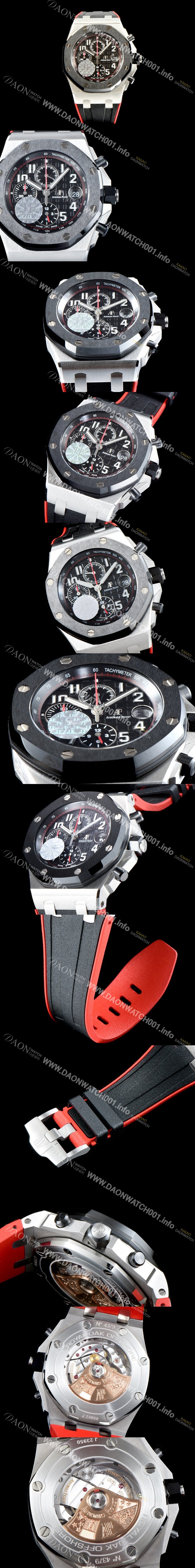 SA급 오데마피게 남성용 NEW 최고급형!!로얄오크 오프쇼어 26470SO.OO.A002CA.01 리미티드 에디션 크로노그래프 블랙 와플 다이얼 오토매틱 무브먼트 AUD0140 xx