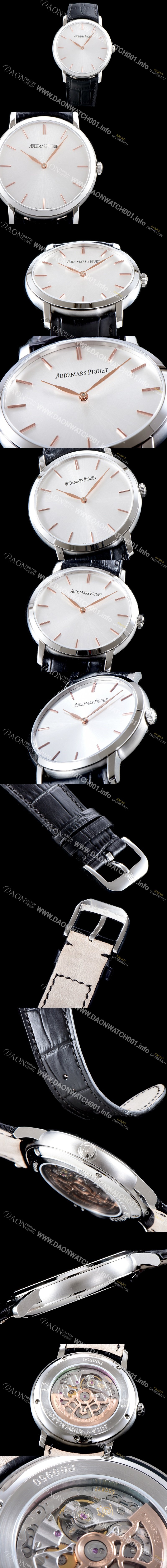 SA급 오데마피게 남성용 줄스 오데마 15180BC.OO.A002CR.01 그레이 실버 다이얼 오토매틱 무브먼트 AUD0411 xx