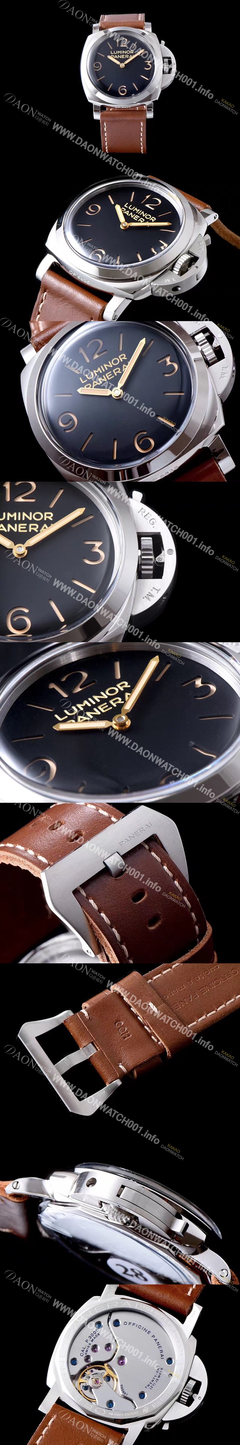 SA급 파네라이 남성용 루미노르 PAM00372 오토매틱 무브먼트 블랙 다이얼 PAN4205 xx