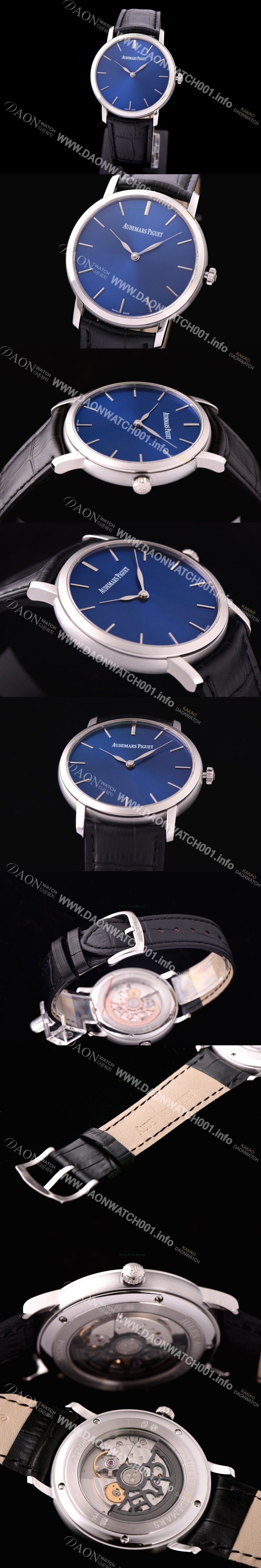 SA급 오데마피게 남성용 줄스 오데마 블루 다이얼 오토매틱 무브먼트 AUD0410 xx