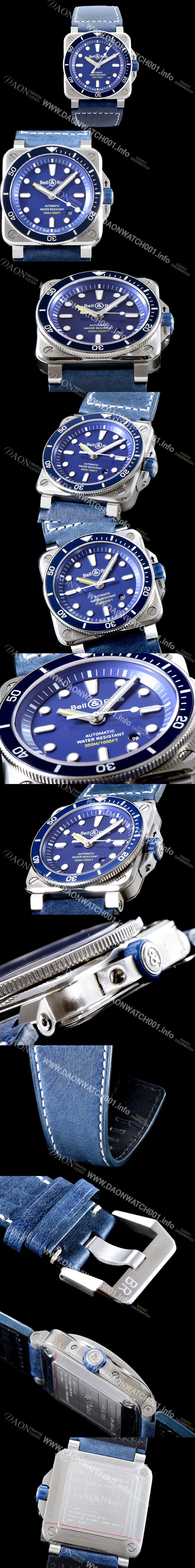 SA급 벨엔로즈 남성용 인스트루먼트 BR0392-D-BU-ST/SRB 2018년 신형다이버워치 UP!! 블루 다이얼 오리지날 미요타 9시리즈 오토매틱 무브먼트 BEL4205 xx