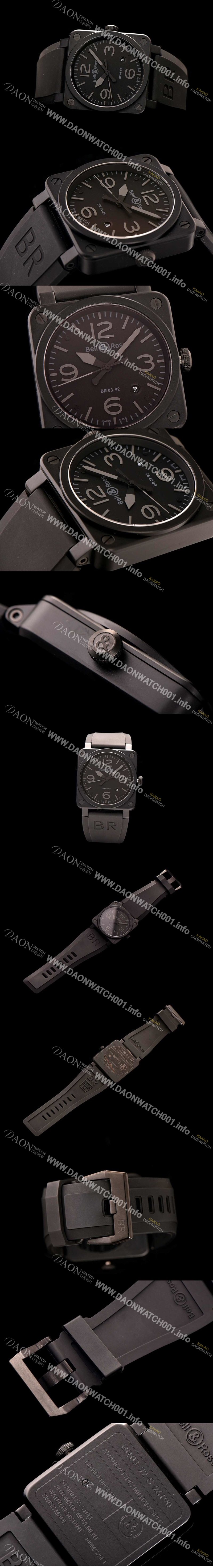 SA급 벨엔로즈 남성용 인스트루먼트 03 오토메틱 블랙 다이얼 오토매틱 무브먼트 BEL4234 xx