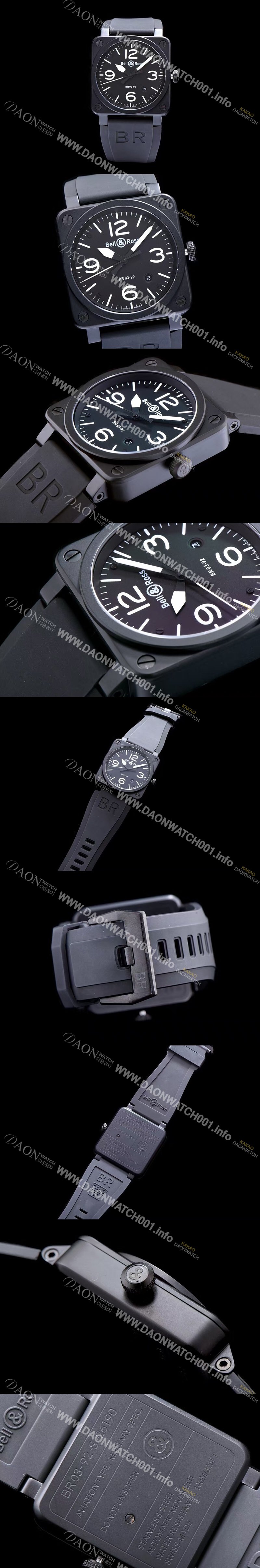 SA급 벨엔로즈 남성용 인스트루먼트 03 오토메틱 블랙 다이얼 오토매틱 무브먼트 BEL4230 xx