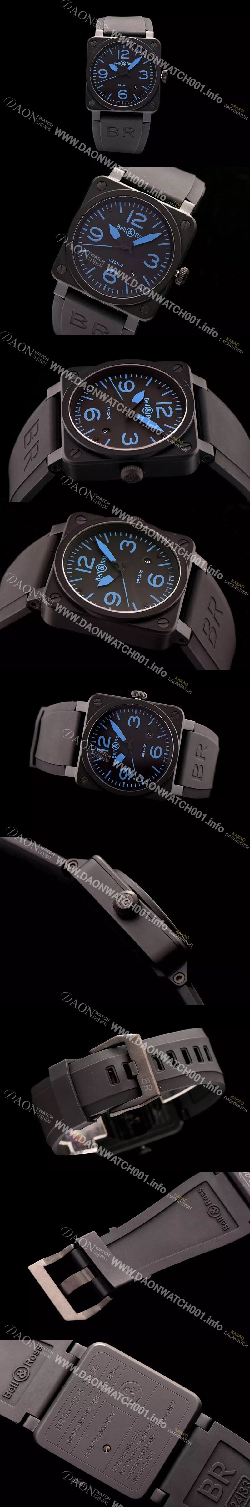 SA급 벨엔로즈 남성용 인스트루먼트 03 오토메틱 블랙 다이얼 오토매틱 무브먼트 BEL4205 xx