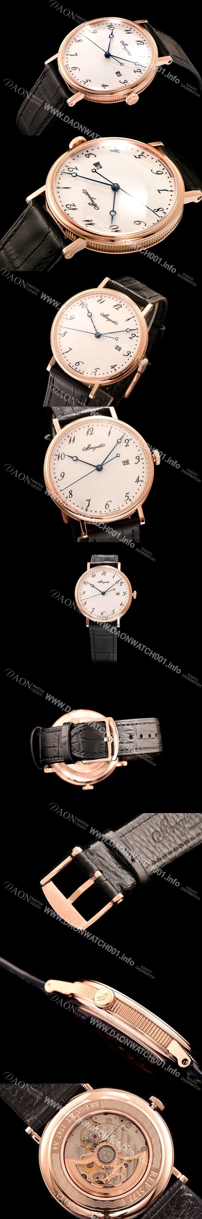 SA급 브레게 남성용 클래식 화이트 다이얼 오토매틱 무브먼트 BRG4210 xx