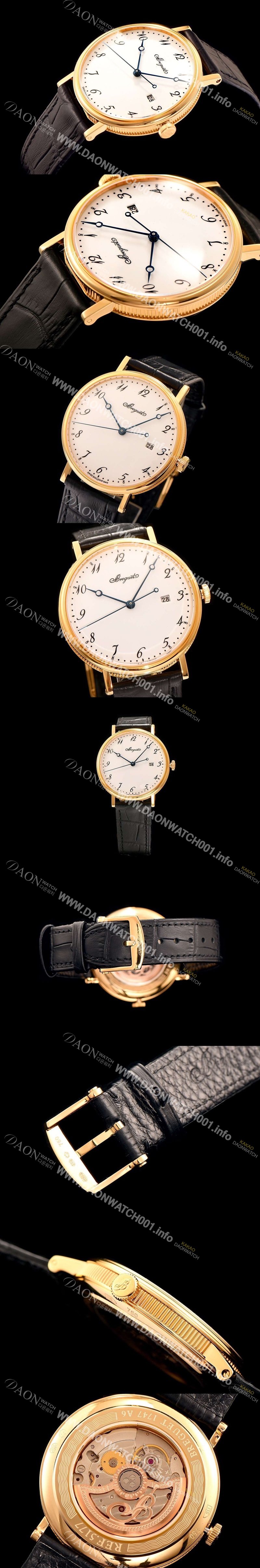 SA급 브레게 남성용 클래식 화이트 다이얼 오토매틱 무브먼트 BRG4211 xx