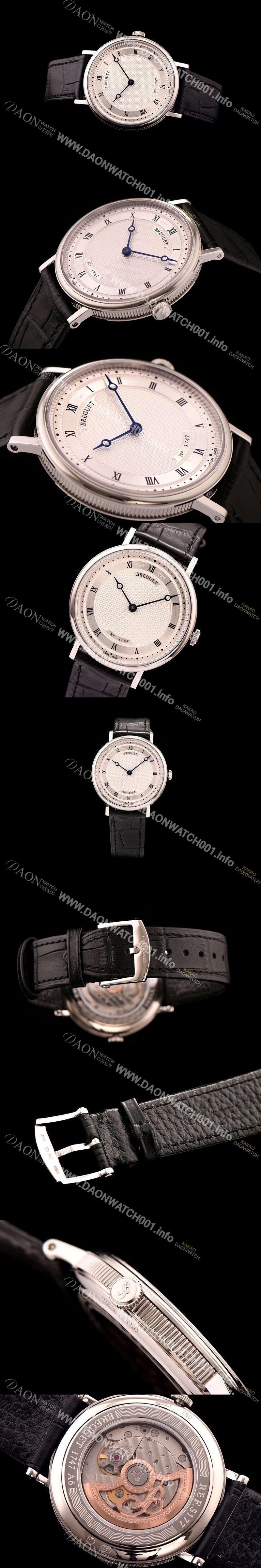 SA급 브레게 남성용 클래식 No.1747 씨리즈 화이트 다이얼 오토매틱 무브먼트 BRG4210 xx