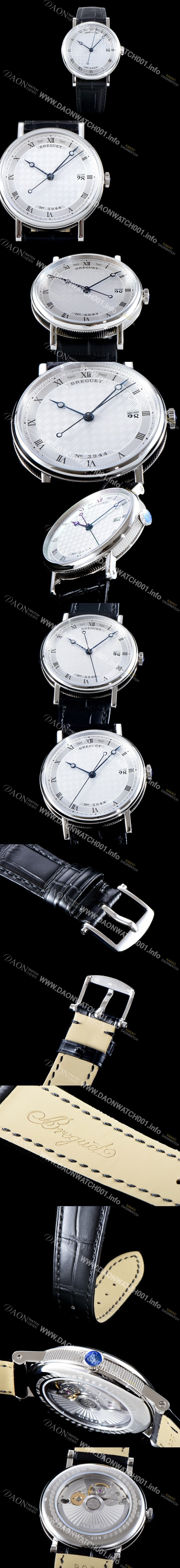 SA급 브레게 남성용 업그레이드형!!클래식 5177BB/12/9V6 데일리 워치 실버 텍스쳐드 다이얼 오토매틱 무브먼트 BRG0412 xx