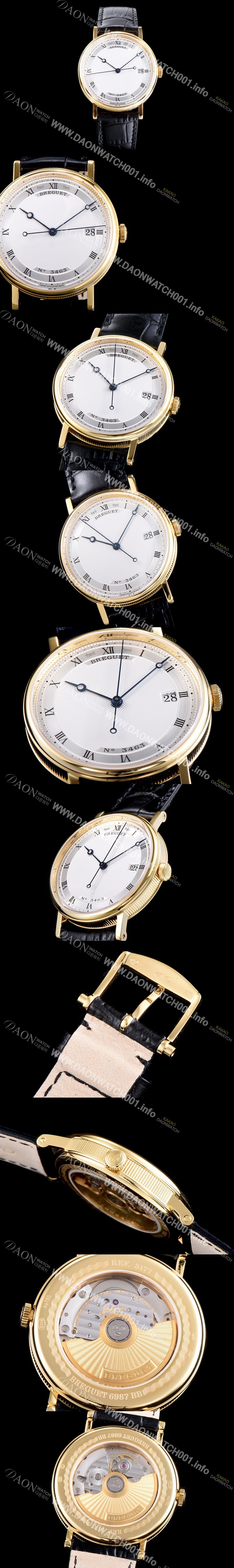 SA급 브레게 남성용 클래식 No.3463 최신버전 업그레이드형 5177BA/12/9V6 18K 옐로우 골드 실버 텍스쳐드 다이얼 오토매틱 무브먼트 BRG0441 xx