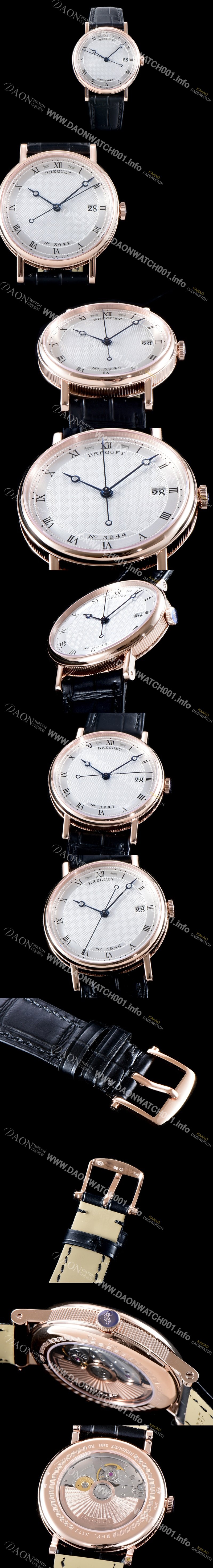 SA급 브레게 남성용 업그레이드형!!클래식 5177BR/12/9V6 데일리 워치 18K 로즈 골드 실버 텍스쳐드 다이얼 오토매틱 무브먼트 BRG0414 xx