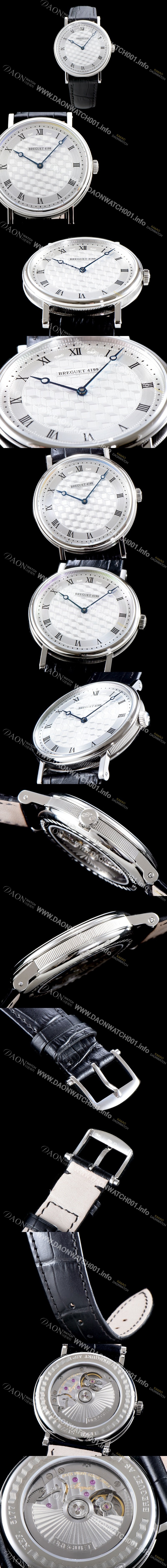 SA급 브레게 남성용 클래식 No.1747 씨리즈 40mm 화이트다이얼 BRG4250 xx