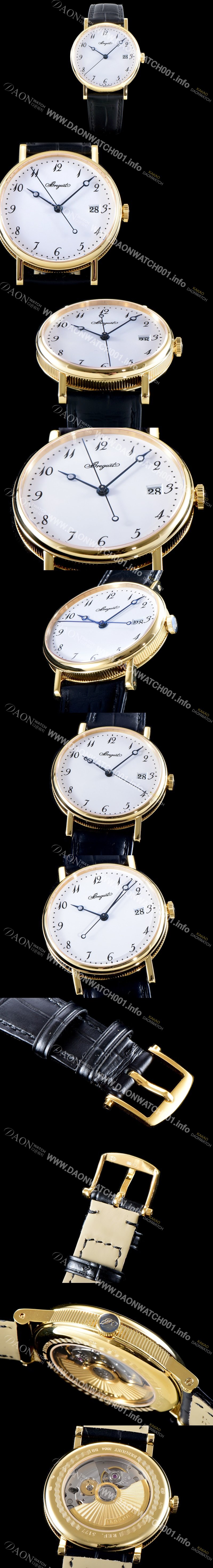 SA급 브레게 남성용 업그레이드형!!클래식 5177BA/29/9V6 데일리 워치 18K 옐로우 골드 화이트 다이얼 오토매틱 무브먼트 BRG0420 xx