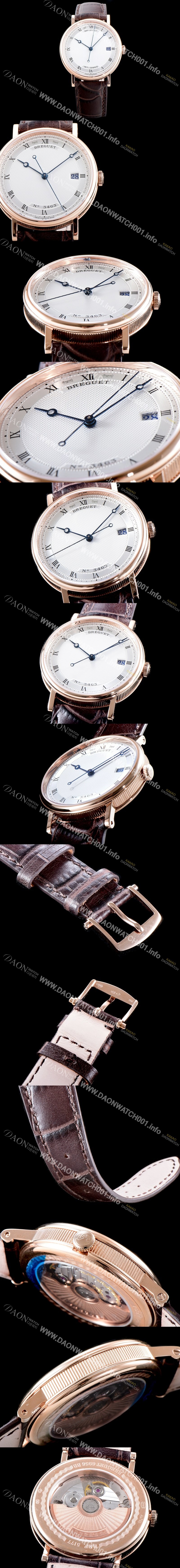 SA급 브레게 남성용 클래식 No.3463 최신버전 업그레이드형 5157BR/11/9V6 18K 로즈 골드 실버 텍스쳐드 다이얼 오토매틱 무브먼트 BRG0441 xx