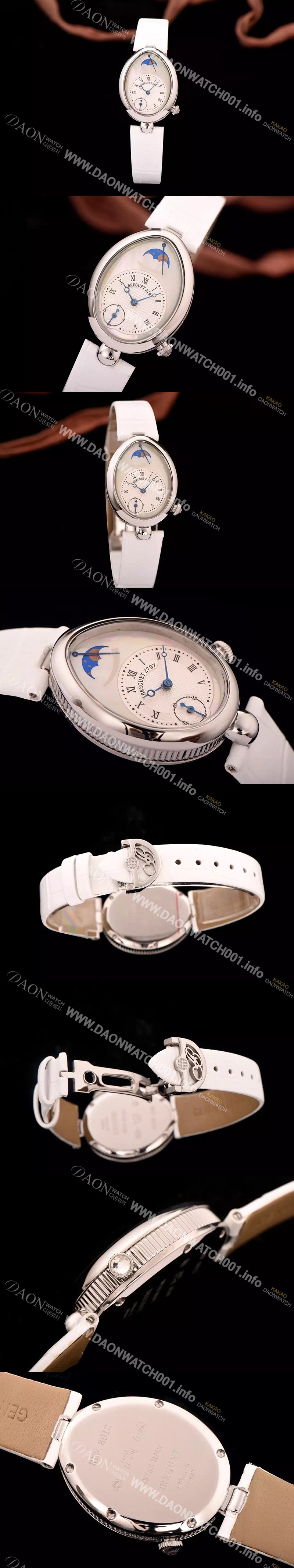 SA급 브레게 여성용 헤리티지 2797 시리즈 쿼츠 화이트다이얼 BRG4230 xx