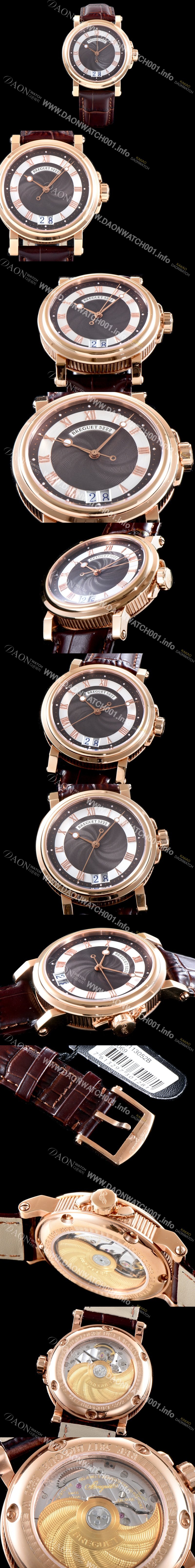 SA급 브레게 남성용 마린 컬렉션 5817BE/Z2/5Z8 빅데이트 독특한