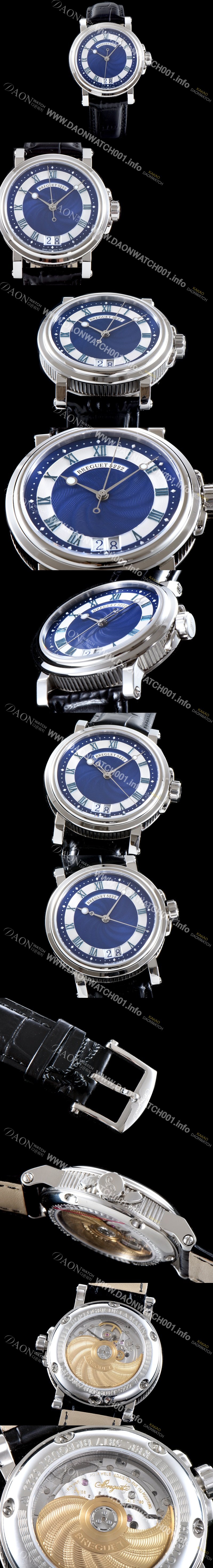 SA급 브레게 남성용 마린 컬렉션 5817ST/Y2/SV0 빅데이트 독특한