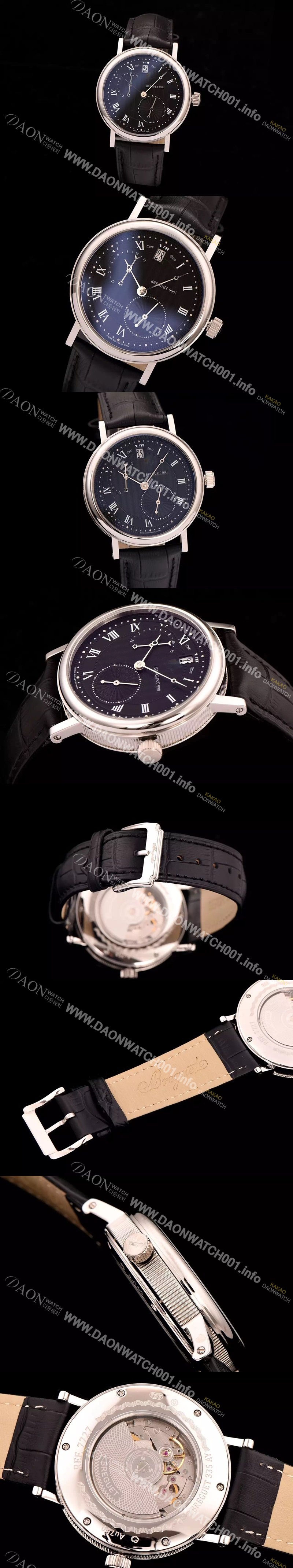 SA급 브레게 남성용 오토매틱 998 시리즈 블랙다이얼 BRG4205 xx