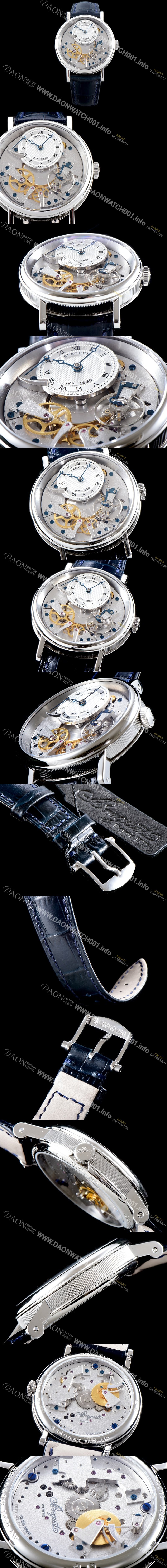 SA급 브레게 남성용 최고의 퀄리티 완벽한 싱크로율 트레디션 7097BB/G1/9WU 신형 스켈레톤 다이얼 오토매틱 무브먼트 BRG0415 xx