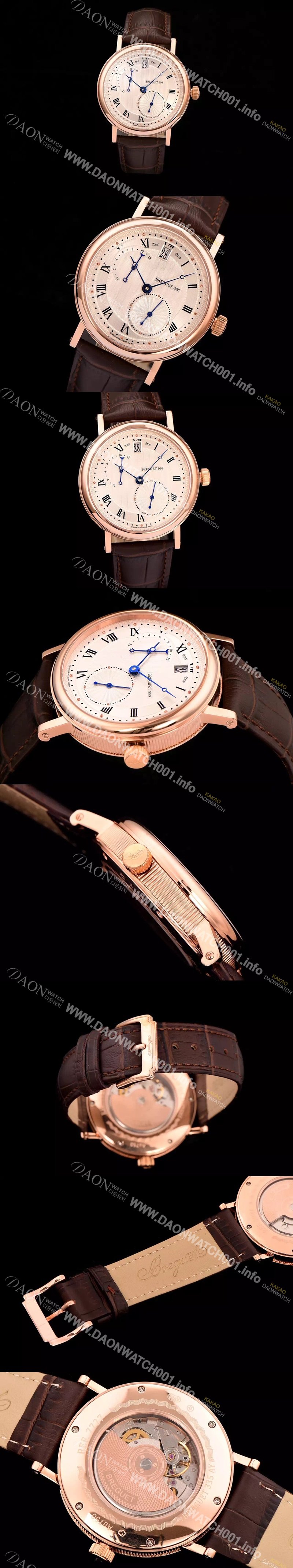 SA급 브레게 남성용 오토매틱 998 시리즈 화이트다이얼 BRG4203 xx