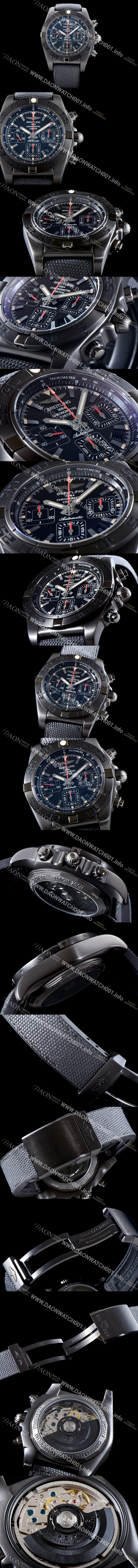 SA급 브라이틀링 남성용 크로노맷 MB0111C3|BE35|253S|M20DSA.2 블랙시리즈 UP!! 블랙스틸 크로노그래프 블랙 다이얼 오토매틱 무브먼트 BRE0203 xx