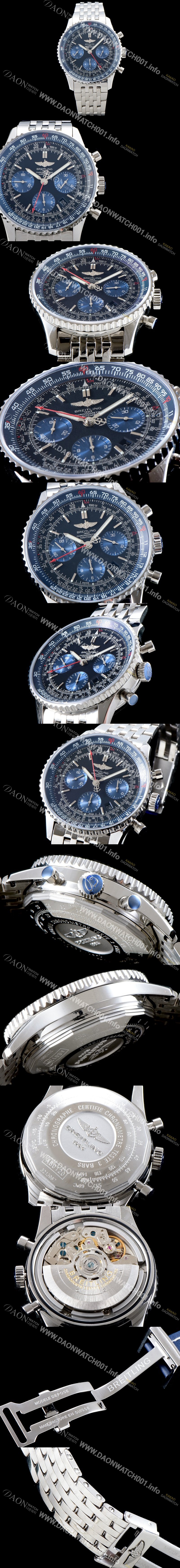 SA급 브라이틀링 남성용 스틸-브레슬릿 모델 UP!! AB012116/BE09