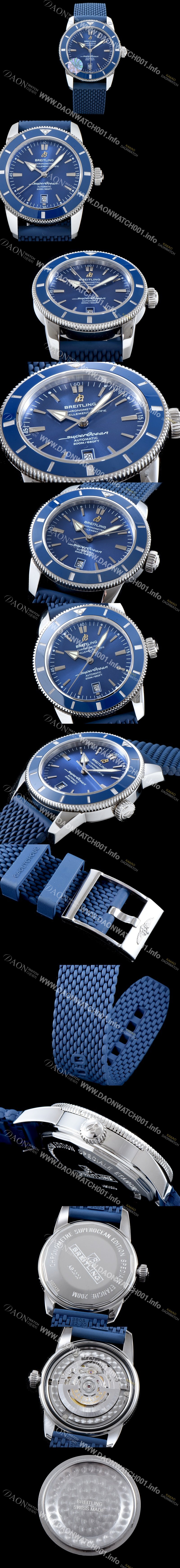 SA급 브라이틀링 남성용 인기제품 슈퍼오션 AB2020161C1S1 헤리티지 블루 다이얼 스위스 ETA 2824-A2 무브먼트 BRE0250 xx