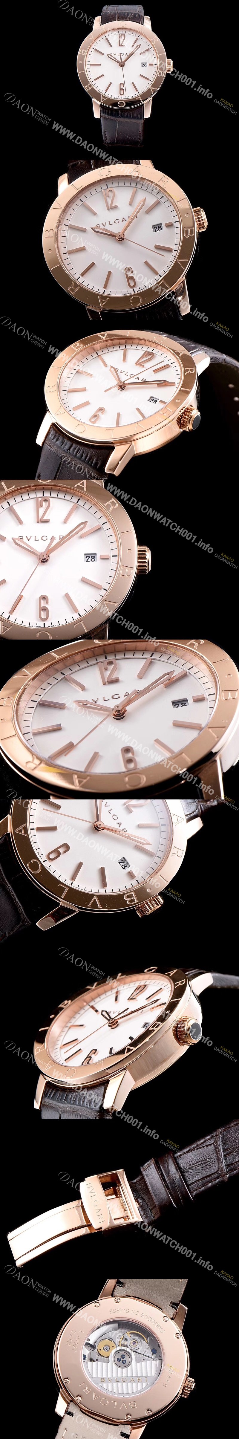 SA급 불가리 소티리오 불가리 9015 오토매틱 무브먼트 화이트다이얼 BVL4220 xx