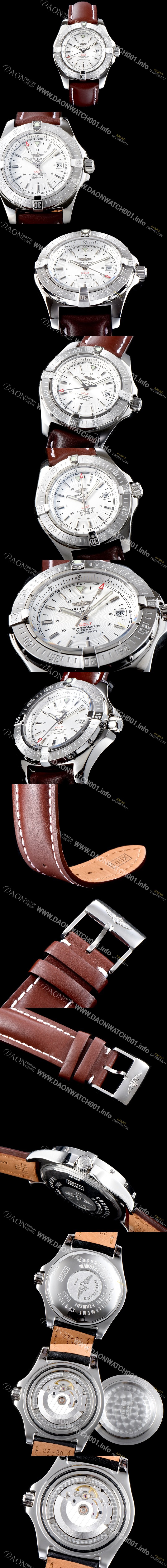 SA급 브라이틀링 남성용 콜트 화이트 다이얼 오토매틱 무브먼트 BRE0215 xx