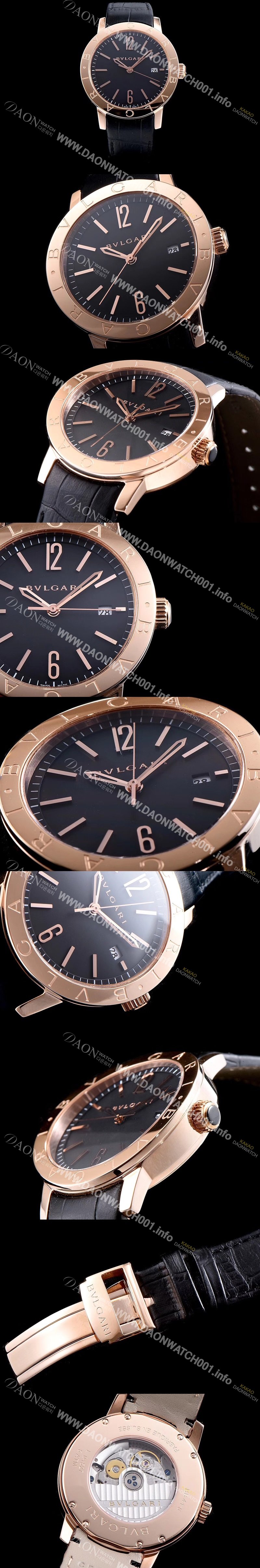 SA급 불가리 소티리오 불가리 9015 오토매틱 무브먼트 블랙다이얼 BVL4220 xx