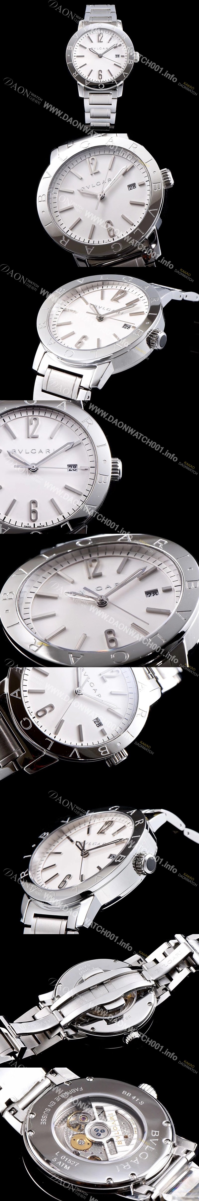 SA급 불가리 남성용 소티리오 불가리 9015 오토매틱 무브먼트 블루다이얼 BVL4214 xx