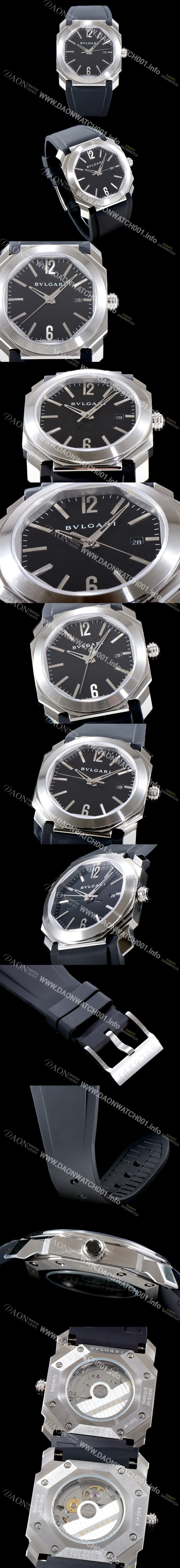 SA급 불가리 남성용 옥토101964 BGO41BSLD 블랙 다이얼 오토매틱 무브먼트 BVL4203 xx