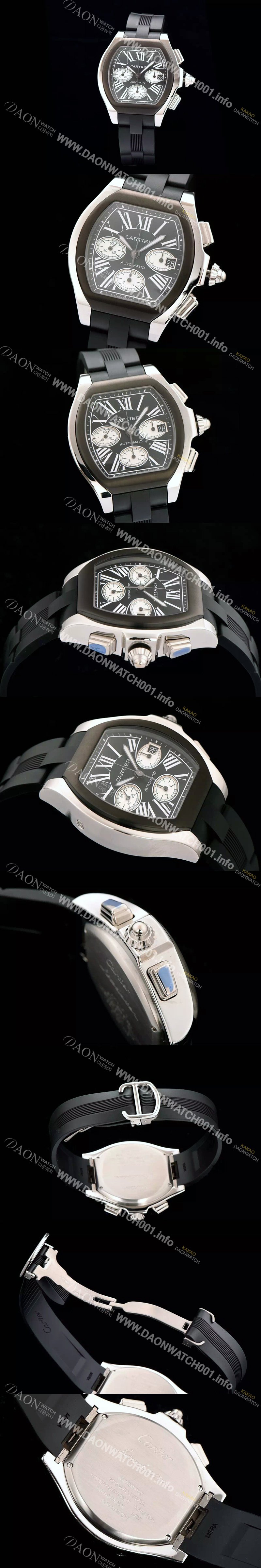 SA급 까르띠에 남성용 로드스터 크로노그래프 다이얼 CAR0311 xx