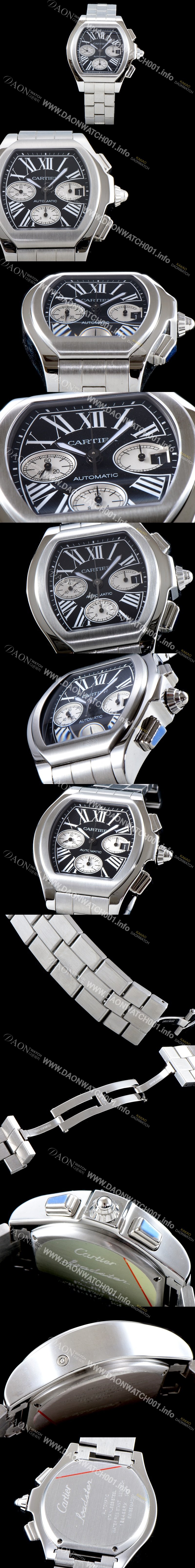 SA급 까르띠에 남성용 로드스터 크로노그래프 블랙다이얼 CAR0302 xx