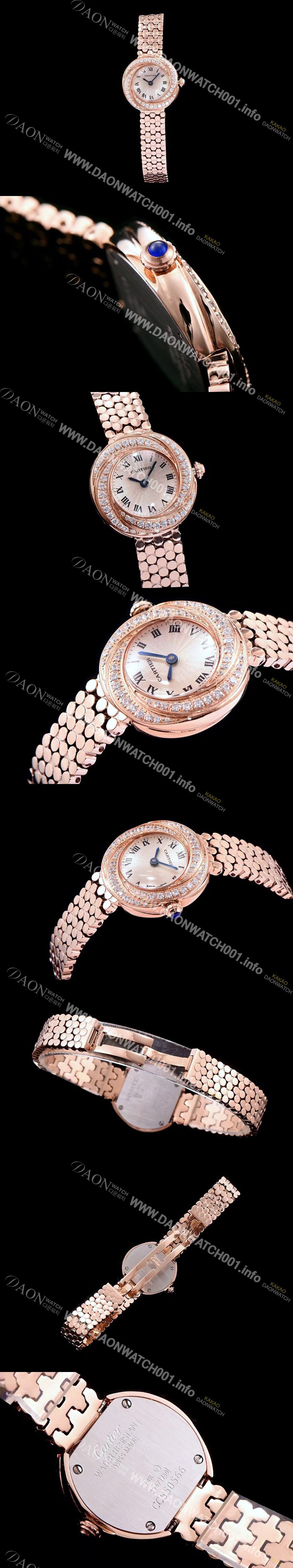 SA급 까르띠에 여성용 하이 주얼리 워치 화이트 다이얼 다이아몬드 주얼리 세팅 쿼츠 무브먼트 CAR0101 xx