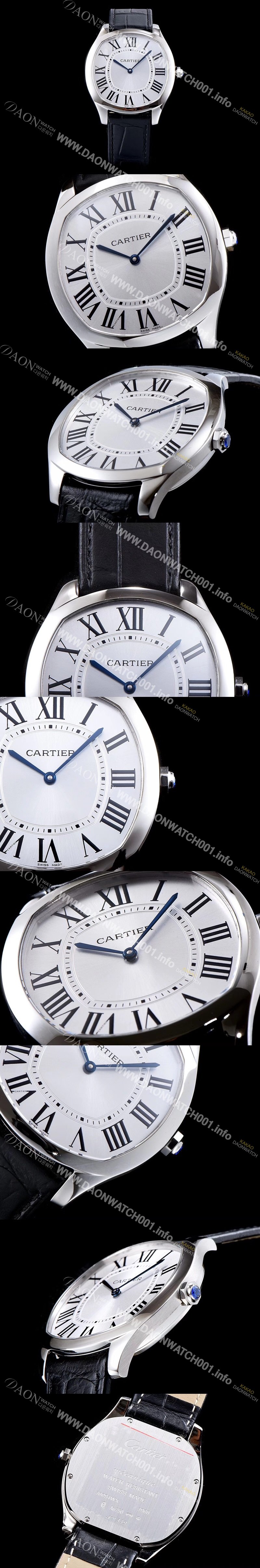 SA급 까르띠에 남성용 토르튜 wgnm0007 화이트 다이얼 Cal.430MC 수동형 무브먼트 CAR0514 xx