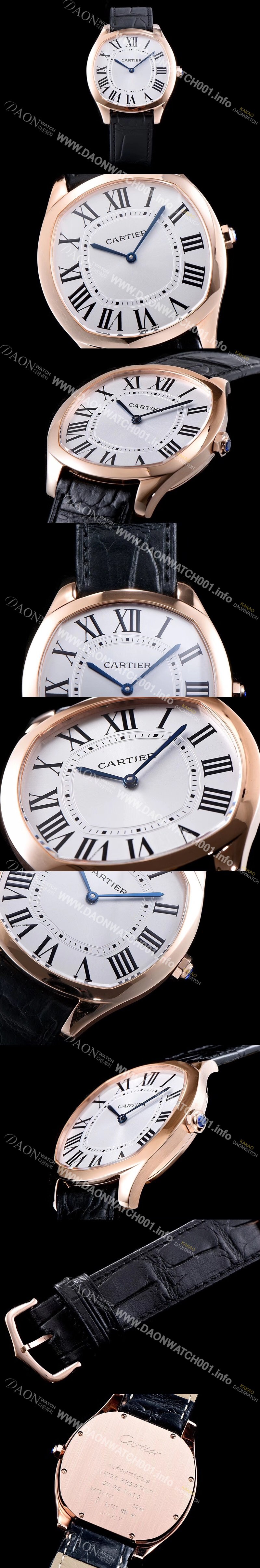 SA급 까르띠에 남성용 토르튜 wgnm0006 화이트 다이얼 Cal.430MC 수동형 무브먼트 CAR0510 xx