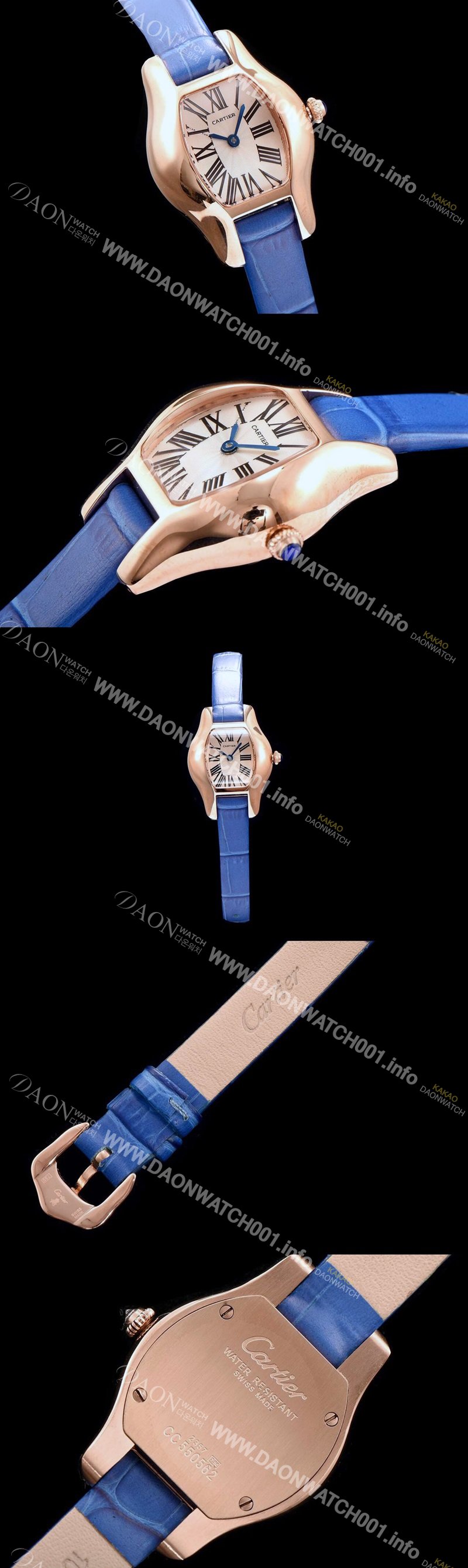 SA급 까르띠에 여성용 토르튜 화이트 다이얼 스위스 정품 쿼츠 무브먼트 CAR0153 xx