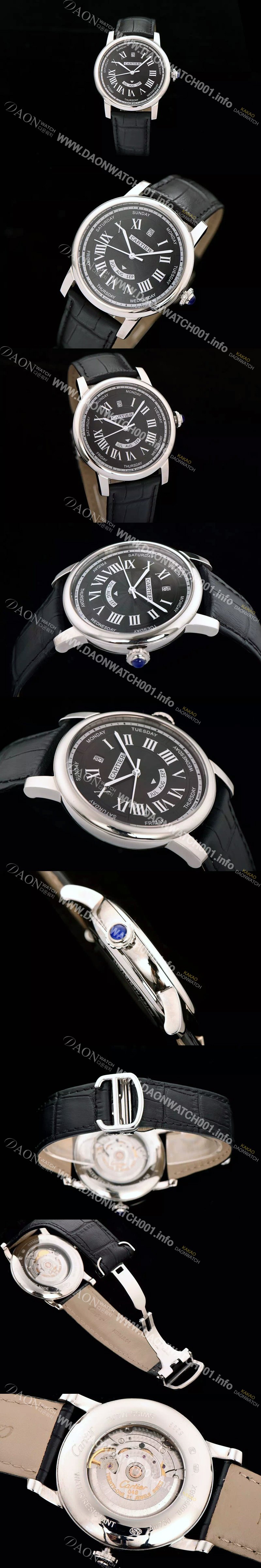 SA급 까르띠에 남성용 솔로 드 까르띠에 오토매틱 42mm 블랙다이얼 CAR0300 xx