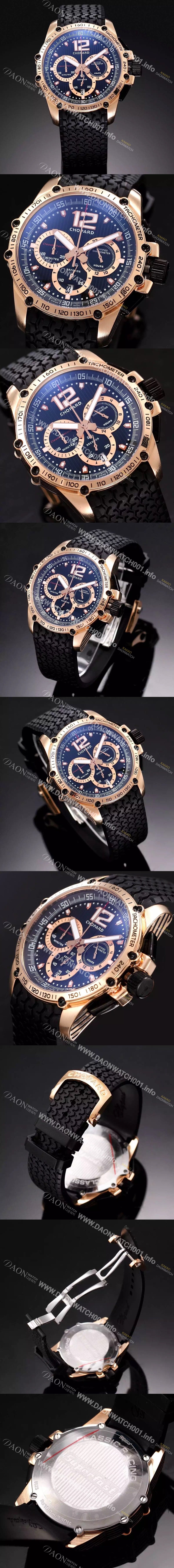 SA급 쇼파드 남성용 클랙식 레이싱 블랙 다이얼 HAP4222 xx