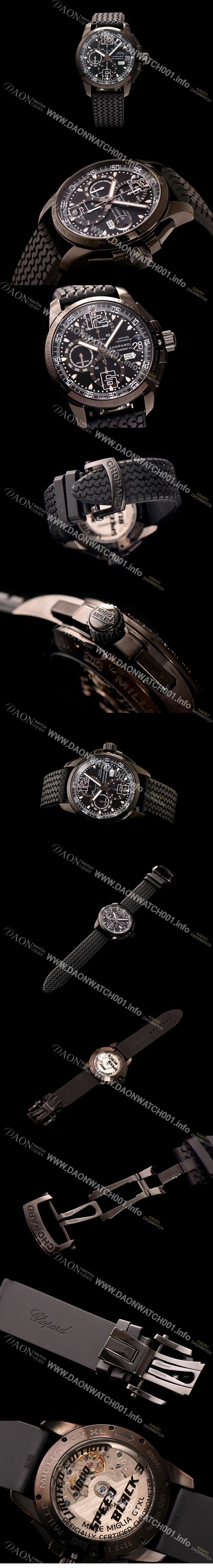 SA급 쇼파드 남성용 밀레 미그리아 GT GMT 신형 100개 한정판 블랙다이얼 CHO0410 xx