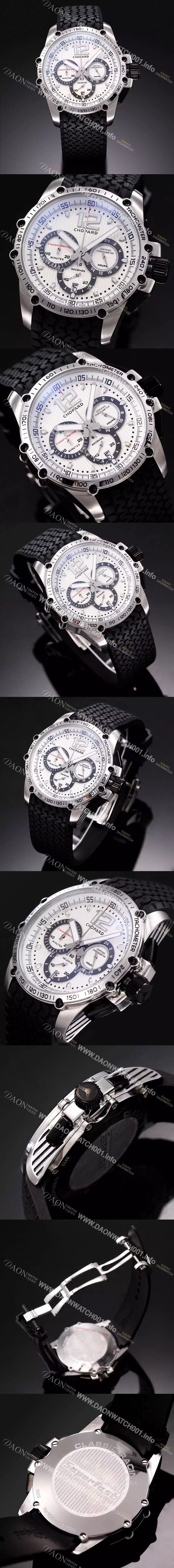 SA급 쇼파드 남성용 클랙식 레이싱 화이트 다이얼 HAP4223 xx