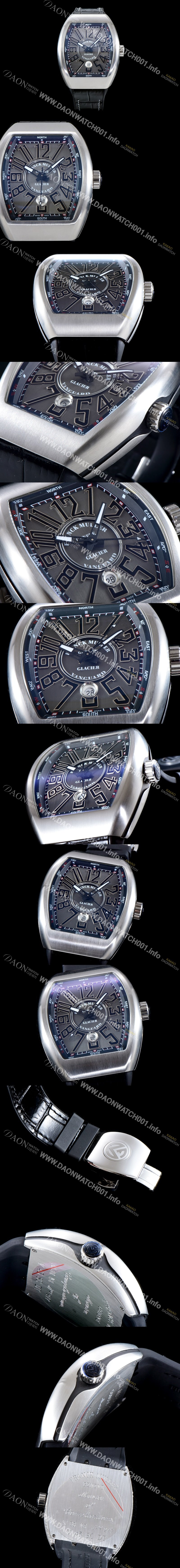 SA급 프랭크 뮬러 남성용 마스터 컴플리케이션 V 45 SC DT YACHTING 5N 뱅가드 요팅!! 그레이&블랙 다이얼 스위스 ETA 2824-A2오토매틱 FRA0450 xx