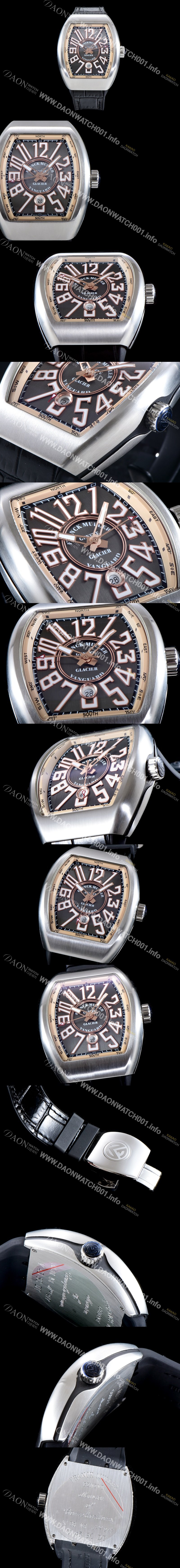 SA급 프랭크 뮬러 남성용 마스터 컴플리케이션 V 45 SC DT YACHTING 5N 뱅가드 요팅!! 그레이&골드 다이얼 스위스 ETA 2824-A2오토매틱 FRA0451 xx