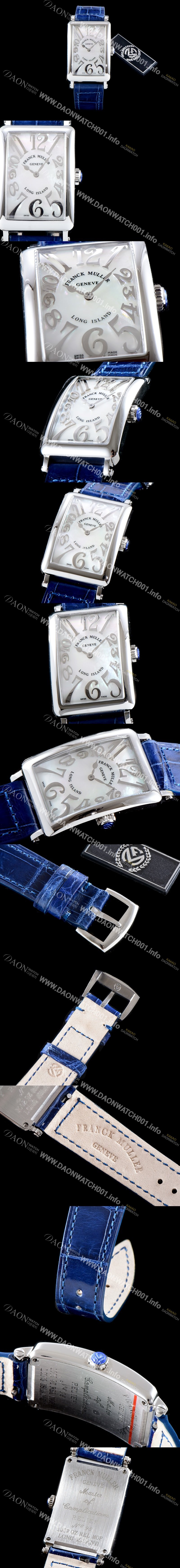 SA급 프랭크뮬러 여성용 롱아일렌드 952 QZ REL 컬력션 화이트 마더 오브 펄 다이얼 스위스 쿼츠 무브먼트 FRA0454 xx